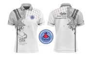 เสื้อโปโลอาสาสมัครสาธารณสุขชนบท เสื้อทำงานพิมพ์ลายไทย ใหม่สำหรับผู้ชายและผู้หญิง หลากสี ทันสมัย ​​เร