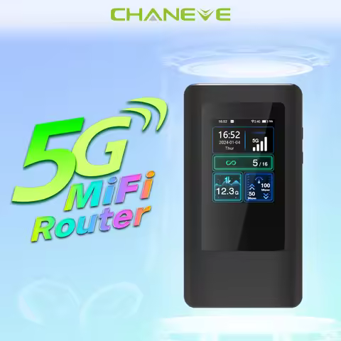 5G Pocket MiFi WLAN 5g Mobile Hotspot Dual Band 5G/4G LTE Portable Wi-Fi Sim Card Router Modem Trave