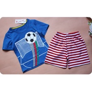 男童卡通运动休闲套装90-140 Kid T-shirt+short pant (set)