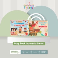 Little Friends Busy Book Educational Toys for 1 Year Old Children + Interactive Sensory Book SNI
