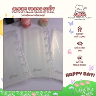 Photobooth Album transparent vertical photo 5cmx15cm