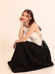 LANA LINEN MAXI SKIRT - Aesthete Official // กระโปรงยาวผ้าลินิน