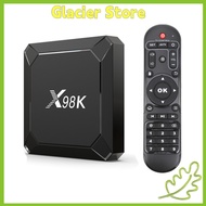 Glacier✨ X98K TV Box Home Smart Media Player Ultra HD 8K Smart TV Box With Remote Control Digital Player Smart TV Box 2.4G 5G Dual-Band WIFI HD Video Player Compatible For Android 13.0 Set Top Box