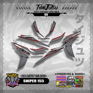 SNIPER 155 DECALS ( 2024 EXCITER Y16ZR ZIN RC )【ThaijutsuStickers】