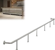 Bar Foot Rail Kit, Wall-Mount Stainless Steel Footrest Brackets, Easy Installation & Stability, for