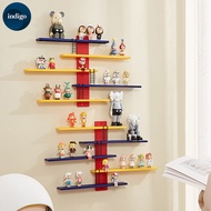 5 Tiers Toys Display Rack Wall-Mounted Mystery Box Figures Blind Box Doll Organizer Stand Rack 玩具收纳 