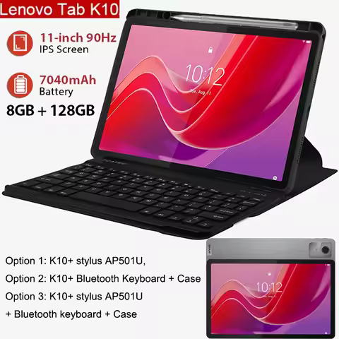 Original ROM Lenovo Tab K10 M11 8GB 128GB ROM MTK Helio G88 11'' 90Hz Display LTE Wifi 7040mAh Andro