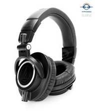 【音響世界二館】日本鐵三角ATH-M50x經典監聽耳機-黑武士版-售完補貨中