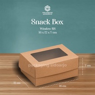Kraft Window Box R5 size 16x12x7/ R5 cake box R5 cake box / Multipurpose box / Hampers box Snack box