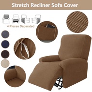 Stretch Recliner Sofa Cover 1 Seater Recliner Chair Cover Sarung Sofa Single Armchair Cover Recliner Massage Chair Cover