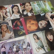 K-Pop yes card Blackpink idle IZ*ONE RedVelvet Apink Oh My Girl IU