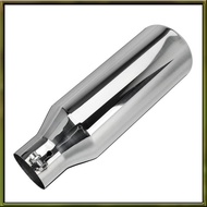 Universal for Car Exhaust Tip Straight Design 2.5 Inch Inlet 4 Inch Outlet 12 Inch Length Muffler Ti