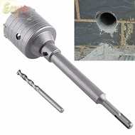 ECYOU Wall Hole Saw, 30-68mm Fast Drilling Concrete Hole Saw, Durable with Round Shaft Hammer Drill 