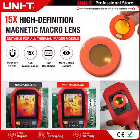 Magnetic universal Thermal Imager Lens 15X HD Macro Lens High Quality Suit For UTi120S UTi260B HT821