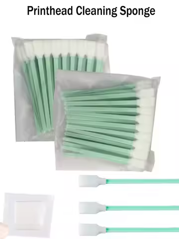 500PCS 50PCS 100PCS Cleaning Sponge For Epson Roland Mimaki Mutoh HP Canon Cleaning Tool Printhead C