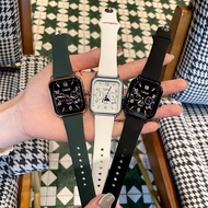 POSHI New Original Women Watch Fashion Silicone Strap Elegant Square Waterproof Ladies Quartz Watch Women's Casual Wrist Watch