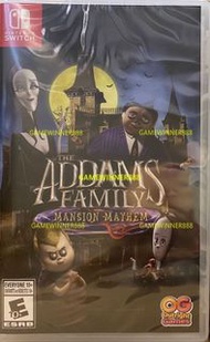 全新 Switch NS遊戲 愛登士家庭 家翻宅亂 阿達一族 豪宅混戰 The Addams Family Mansion Mayhem 美版中英文版