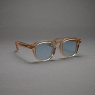 Vatic Vintage Optical Soto Champagne 8mm厚切膠卷墨鏡 淺藍鏡