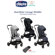 Chicco One4Ever Lounge Self Folding Two Ways Facing Stroller [Free Snuggle Pod]