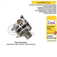 ALTERNATOR EXORA/BOLD,GEN-2,PERSONA, PREVE, BLM, SATRIA NEO,WAJA-CPS NO TURBO 1.6 CAMPRO 2PIN 6PK CL