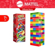 UNO Stacko Game For Kids & Family With 45 Colored Stacking Blocks & Tray (JGT89)
