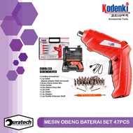 Cordless screwdriver 4.8V multi function electric 4.8V / Bor obeng baterai set 24pcs Benz Werkz BZ-8