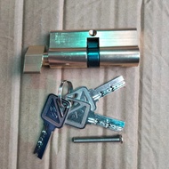 Aluminum and glass door locks and locks with the word AG, 7*3,2cm long