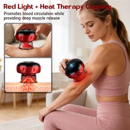 Smart Cupping Therapy Massager Red Light Cupping Therapy Set with 12 Levels Suction and Heat
