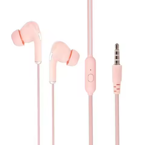 Portable 3.5mm Earphones Stereo In Ear Headphones High Definition Deep Bass InEar Microphone For Mob