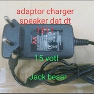 (JG01) Adaptor/charger speaker dat dt 1511 15v 2a berkualitas DAT DT