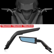 For TMAX560 TMAX 500 TMAX530 TMAX 530 2022-2024 Motorcycle Rear View Mirror Rotatable Fixed Mirrors 