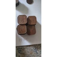 coin lama 1cent malaya