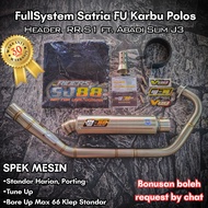 [FREE merchandise] knalpot SJ88 Exhaust FULLSET SATRIA FU KARBU RR S1 / S2 / S3 - Fullsystem Origina