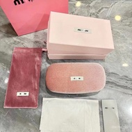 Set Kes Kaca Mata miu Kes Cermin Mata Hitam Fesyen Hitam Jenama Kaca Mata Kes Cermin Mata