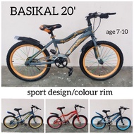 VVM: BASIKAL BUDAK LELAKI 20' 7-10TAHUN NEW DESIGN BOY BICYCLE SPORT BASIKAL MURAH 20ULTRAKIDSX