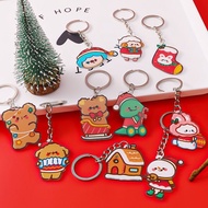 GANTUNGAN DY PACK KAWAII KEYCHAIN KOREA BEAR CHRISTMAS KAWAII KEYCHAIN CHRISTMAS GIFT GC-07
