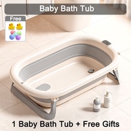 🔥READY STOCK🔥 Newborn Baby Bath Tub Folding Kids Foldable Non-Slip Baby Bathtub Tab Mandi Baby Tab M