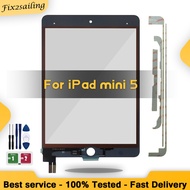 Dgh กระจกหน้าต้นกำเนิดใหม่สำหรับ iPad Mini 5 Mini5 A2124 A2125 A2126 A2133สัมผัสภายนอกอะไหล่แผงหน้าจ