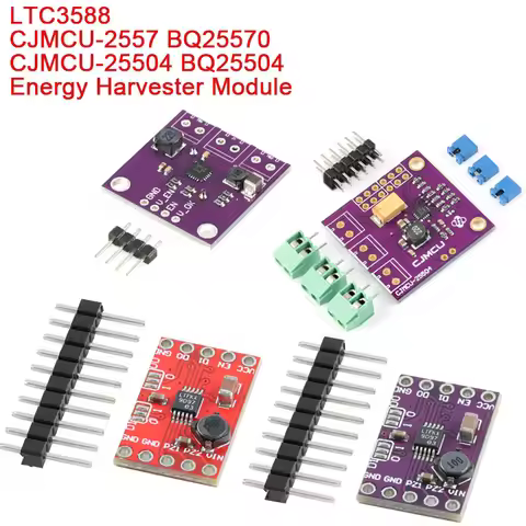 BQ25504 BQ25570 LTC3588 Energy Harvesting Module CJMCU Boost Converter Solar Photovoltaic Cell Manag