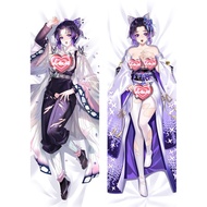 2024 นักฆ่าปีศาจใหม่: Muzuno Yaiba Kochou Shinobu Anime Dakimakura ปลอกหมอนร่างกาย