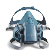 3M หน้ากากครึ่งหน้าชนิดไส้กรองคู่ รุ่น 7502 ขนาดกลาง ซิลิโคน