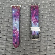 紫色星雲設計 Apple Watch 潮流矽膠錶帶 - nebula