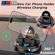 Hyundai New Wireless Charging Phone Holder Center Console Navigation Dedicated Mobile Phone Holder f