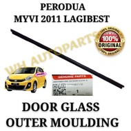 DOOR GLASS OUTER MOULDING ORIGINAL PERODUA MYVI 2011 LAGIBEST (PINTU CERMIN LUAR GETAH) WINDOW OUTER RUBBER