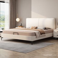 Pack Bed Small Apartment Simple Household Storage Single Bed Modern Soft Wedding Master Double Bed B