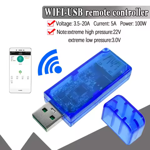 Sinilink WIFI-USB mobile phone remote controller 3.5-20V 5A 100W mobile phone APP smart home XY-WFUS