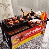 雞排 炸雞 宵夜 攤車 夜市 點心 小吃 台式 袖珍 手作 食玩 微型