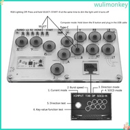 WU Arcade Keyboard Game Stick Joystick Controller Fighting Game Controller For PC