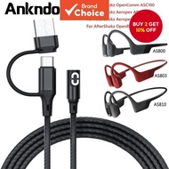 2-in-1 Shokz Charging Cable / Charger for AfterShokz Aeropex AS800/Shokz OpenRun Pro/OpenRun/OpenRun