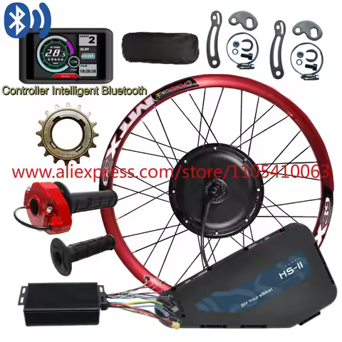50mph 80km/h 60V 72V 2500W-3000W MTX E conversion kit with battery, optional HS II model 60V 20AH tr
